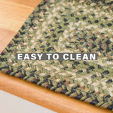 Pinecone Green Braided Accessories