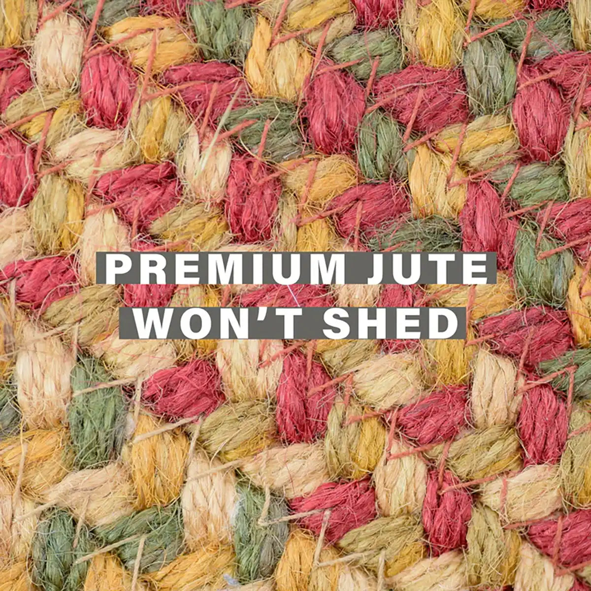 Cider Barn Red Jute Braided Rug