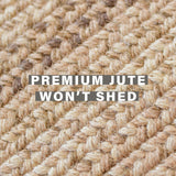 Best Soft Jute Oval Braided Rug for Bedroom