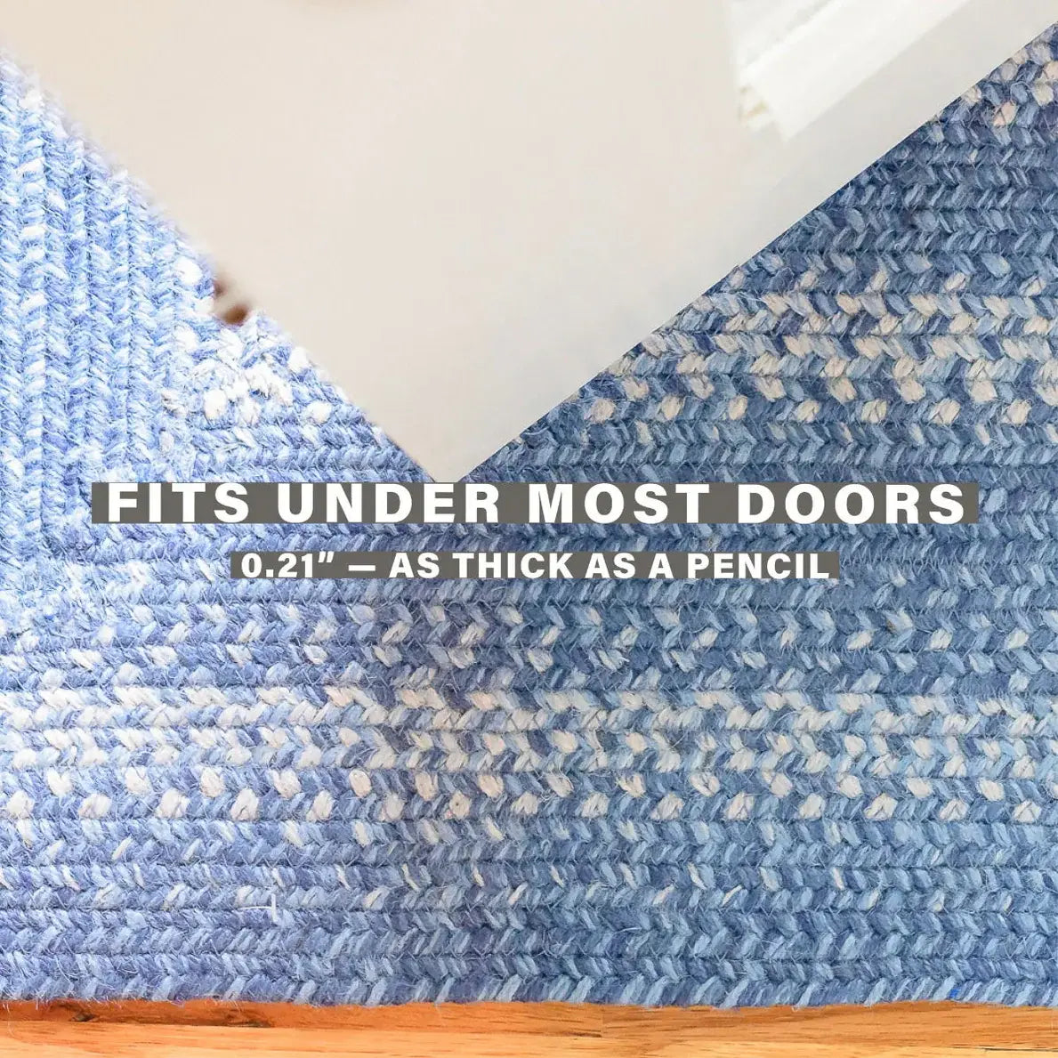 Denim Blue Jute Braided Rugs