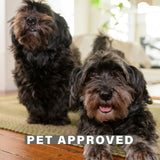 Grassland Green Jute Braided Oval Rugs For Pets