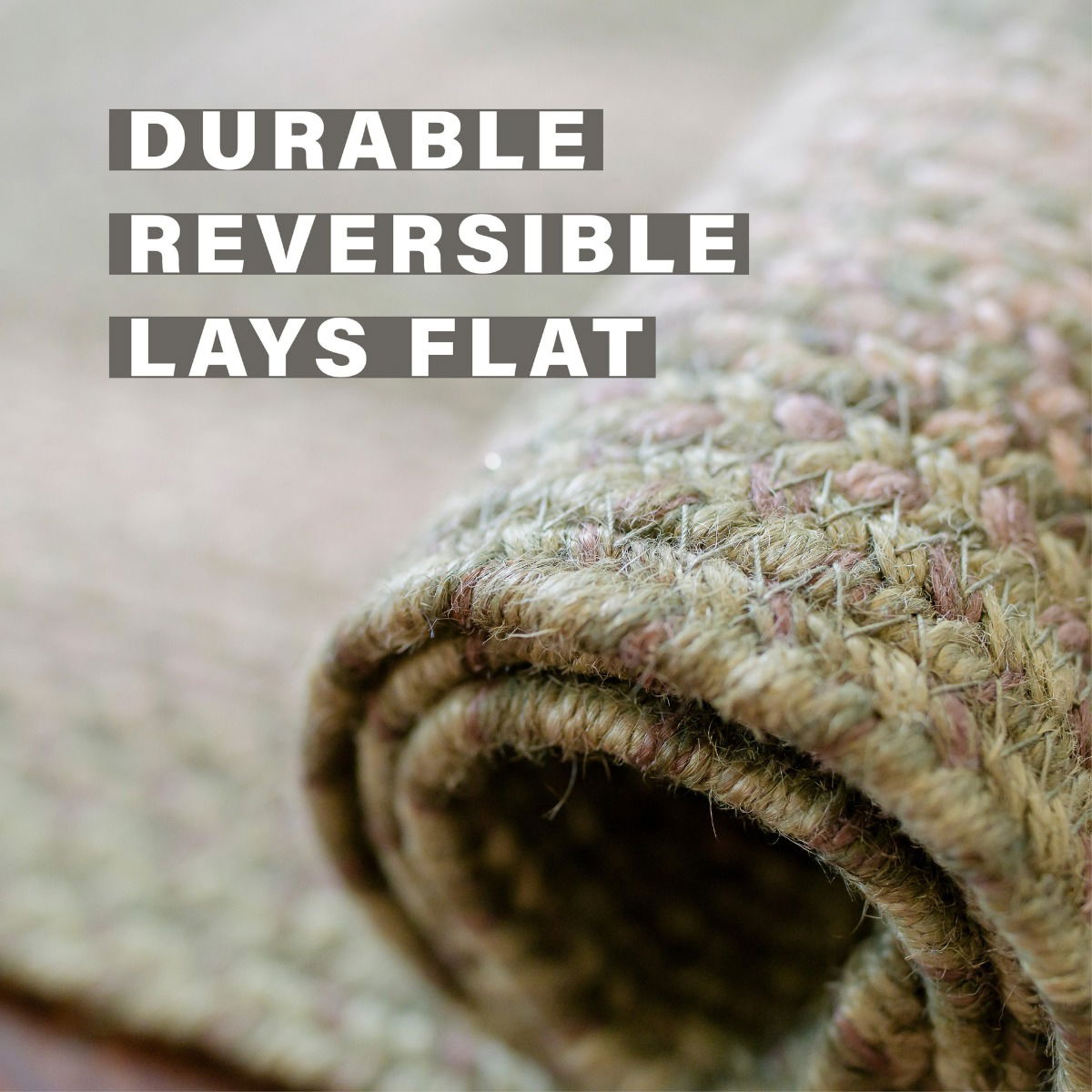 Best Green Jute Braided Oval Rugs For Flat surface