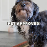 Navy & Cream Jute Braided Oval Rugs for Pets