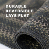 Best Jet Black Oval Jute Braided Rugs for Wood Floor