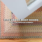 Best Multi Color Jute Braided Rectangular Rugs For Indoor Uses
