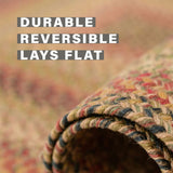 Best Multi Color Jute Braided Rectangular Rugs For Flat Surface