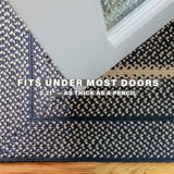 Best Handmade Black Jute Braided Rectangular Rug for Indoor Use