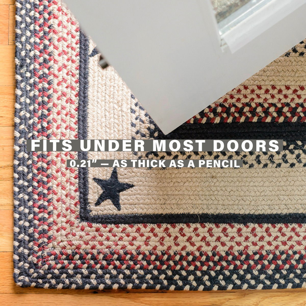 Gloucester Black Jute Braided Rectangular Rugs for Indoor