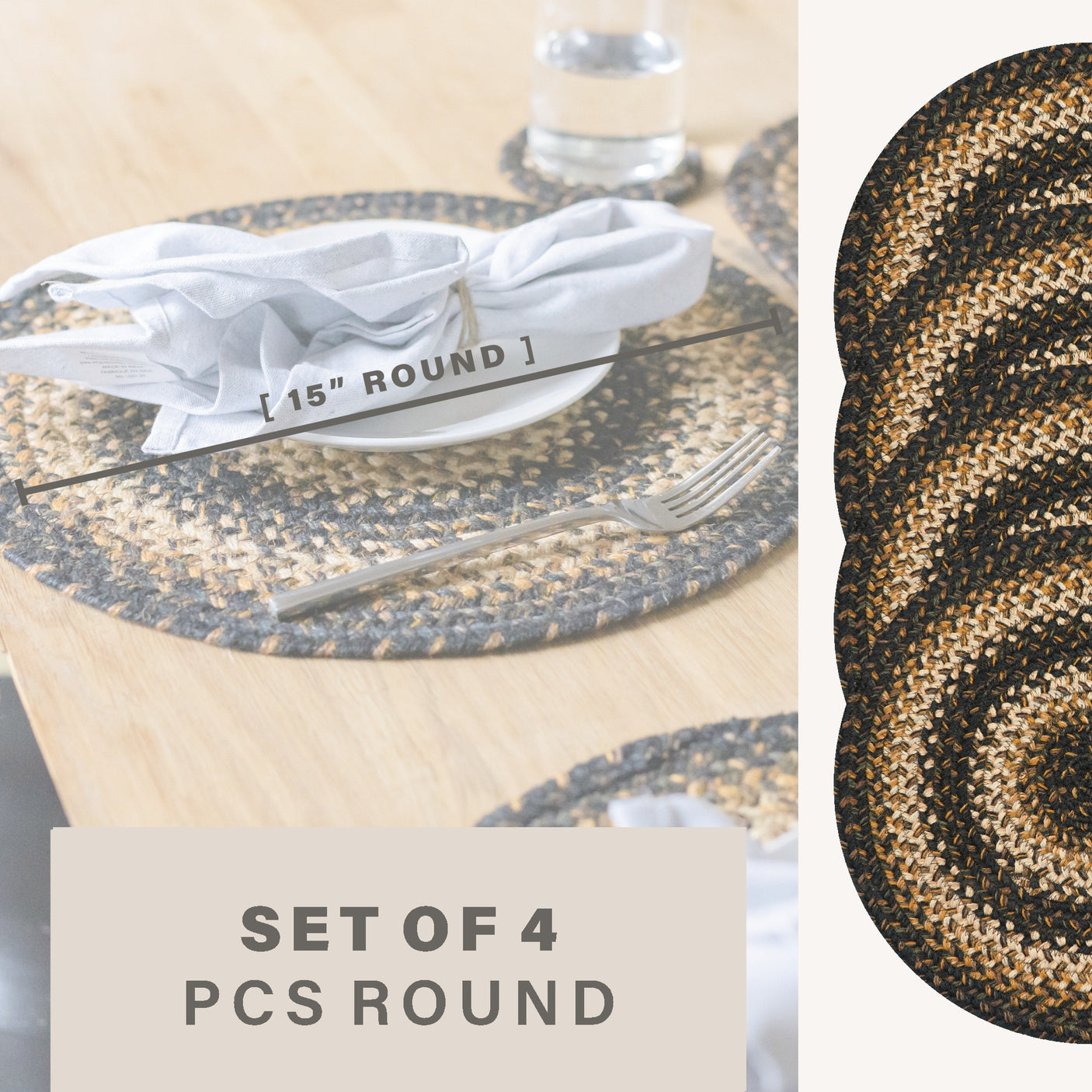 Kilimanjaro Black Braided Accessories