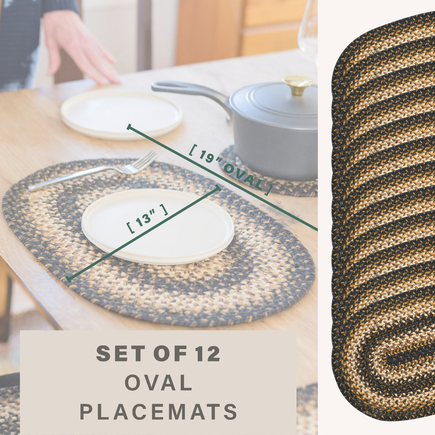 Kilimanjaro Black Braided Accessories