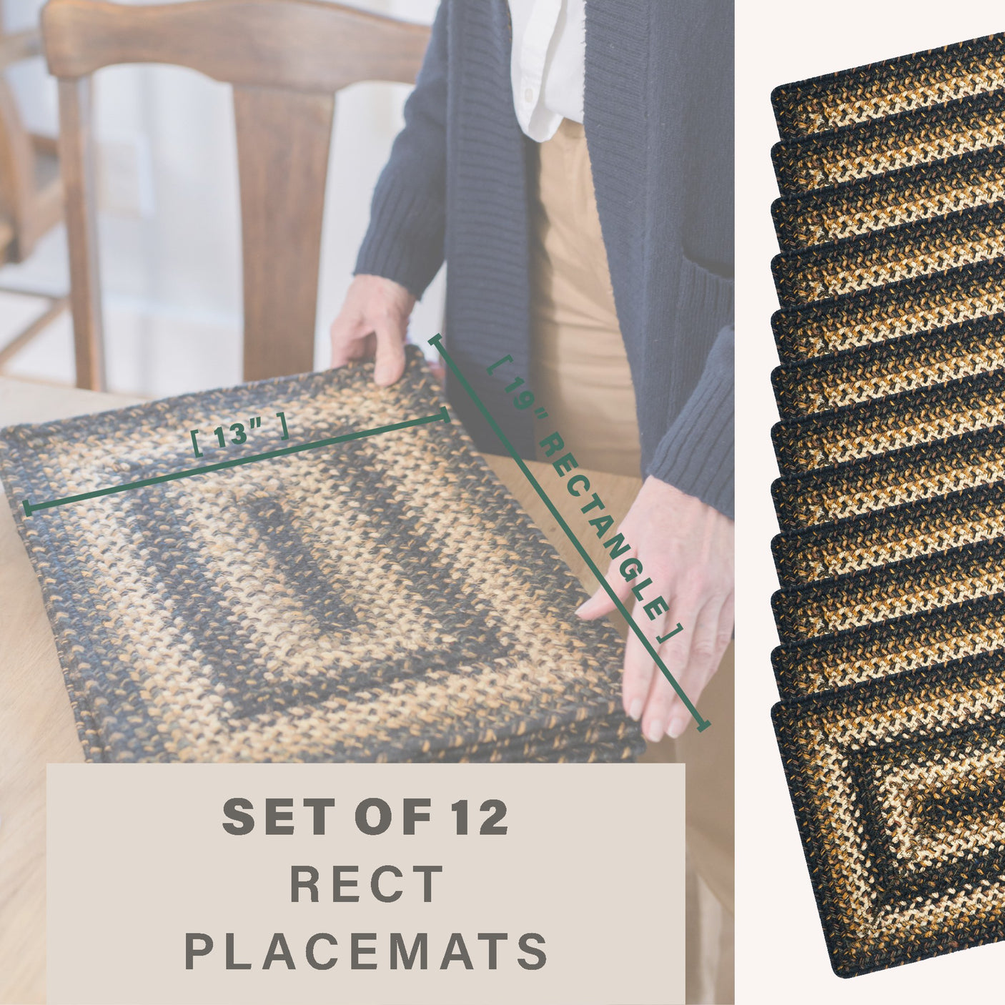 Kilimanjaro Black Braided Accessories