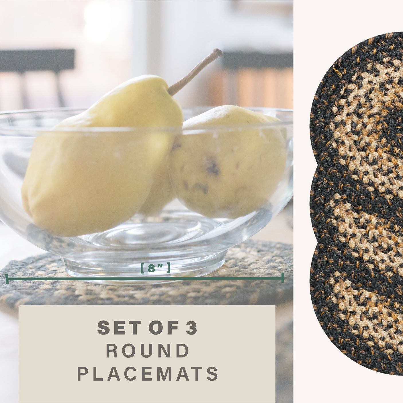 Kilimanjaro Black Braided Accessories