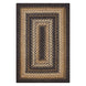 Kilimanjaro Black Braided Jute Rectangular Rugs