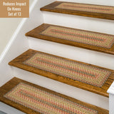 Best Multi Color Braided Accessories for runner stair treads