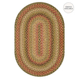 Kingston Multi Color Jute Oval Braided Rugs