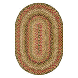 Kingston Multi Color Jute Braided Oval Rugs