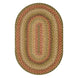 Kingston Multi Color Jute  Braided Rugs Oval