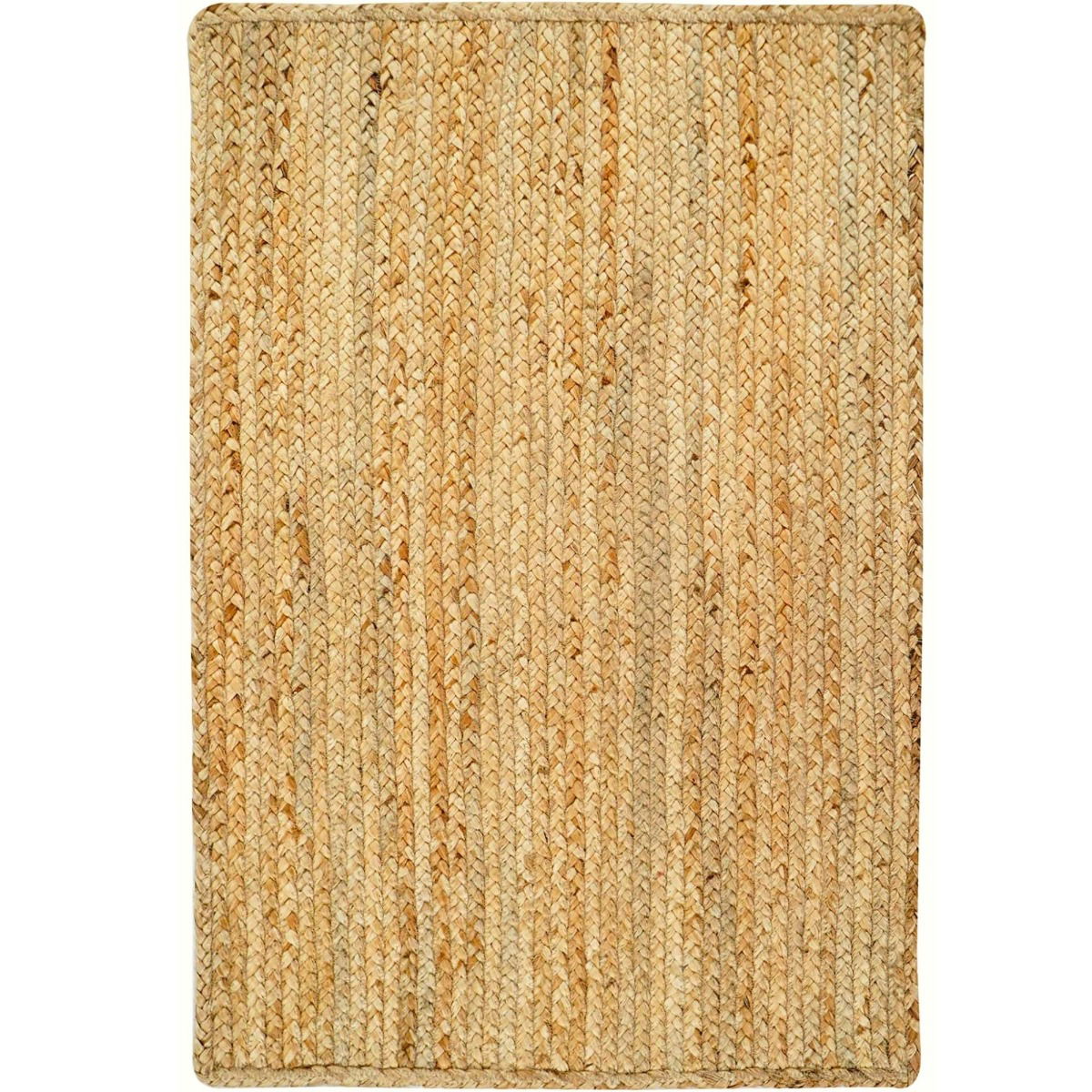 Lara Natural Jute Braided Rectangular Rug