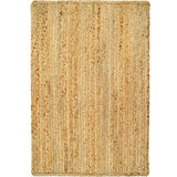 Lara Natural Jute Braided Rectangular Rug