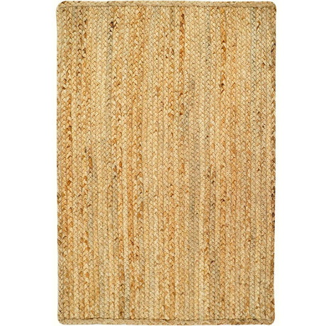 Lara Natural Jute Braided Rectangular Rug