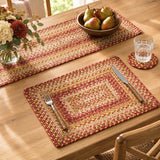 Amber Leaf Red Jute Braided Accessories