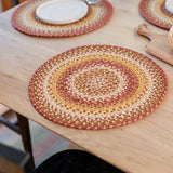 Amber Leaf Red Jute Braided Accessories