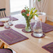 Jamestown Burgundy Jute Braided Accessories