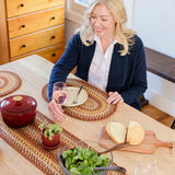 Amber Leaf Red Jute Braided Accessories