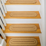 Cookie Dough Brown Jute Stair Tread