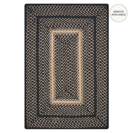 Manchester Black Jute Braided Rug