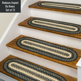 Best Black Braided Accessories for runner stair treads