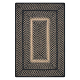 Manchester Black Jute Braided Rectangular Rug silo image