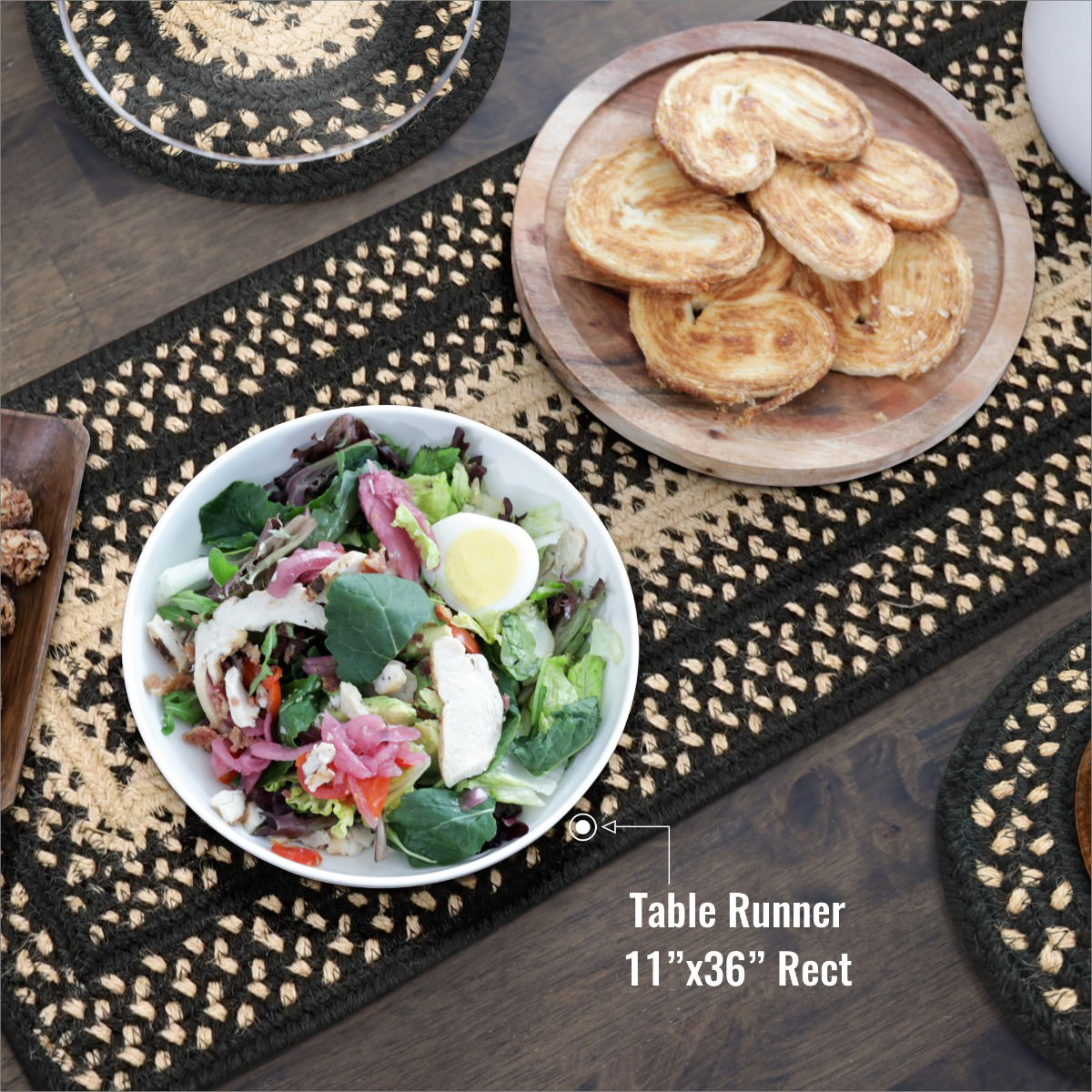 Best Black Braided Accessories for Dinner Table