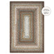 Midnight Moon Brown Braided Rug