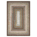 Midnight Moon Brown Braided Rug