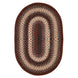 Montgomery Black Oval Braided Rugs