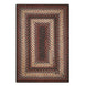 Montgomery Black - Burgundy Ultra Durable Braided Rectangular Rug In Sets