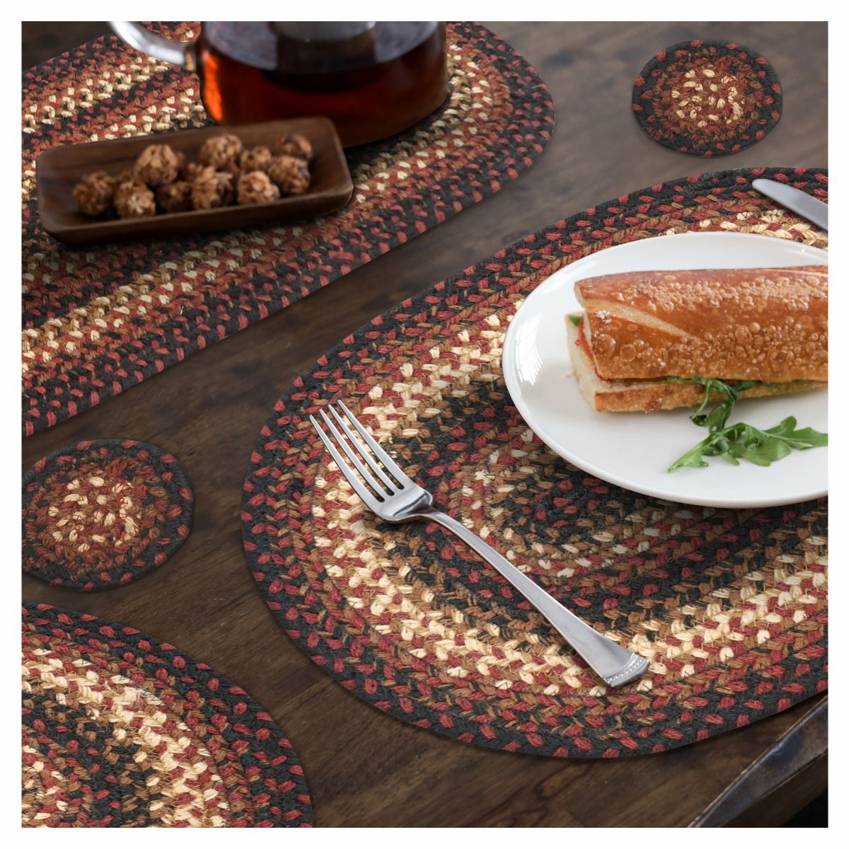 Best Oval Black Braided Accessories for Kitchen and Dining 'Room