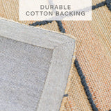 Nell Window Pane Premium Jute Rug With Backing