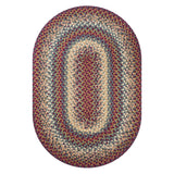 Neverland Multi Color Cotton Braided Oval Rug