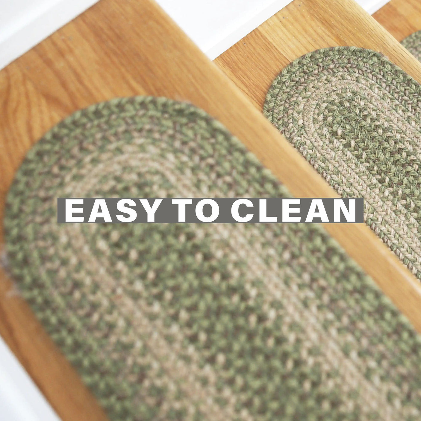 Grassland Green Jute Stair Tread