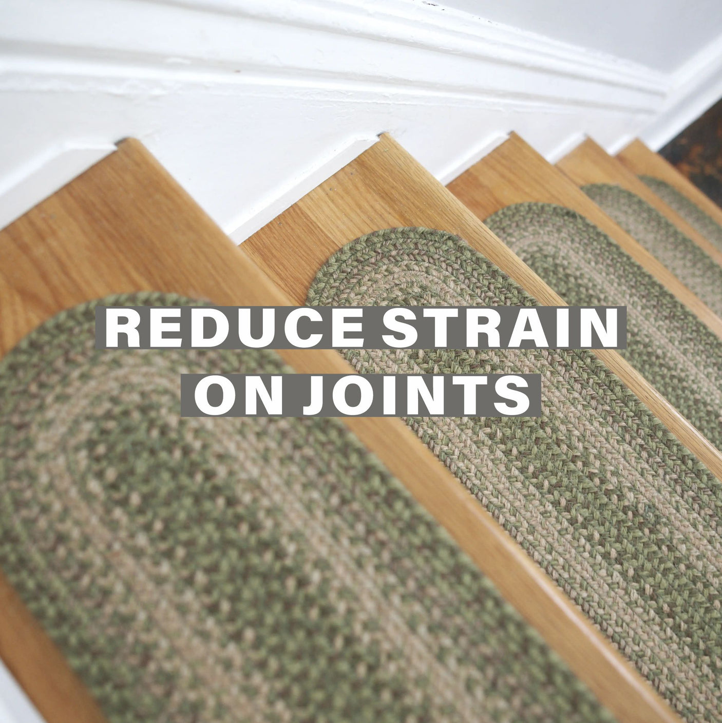 Grassland Green Jute Stair Tread