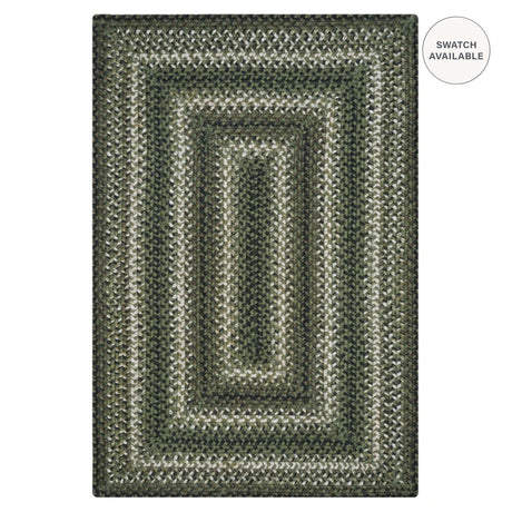 Pinecone Green Jute Braided Rugs