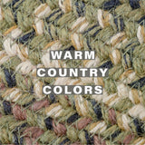 Pinecone Green Braided Accessories