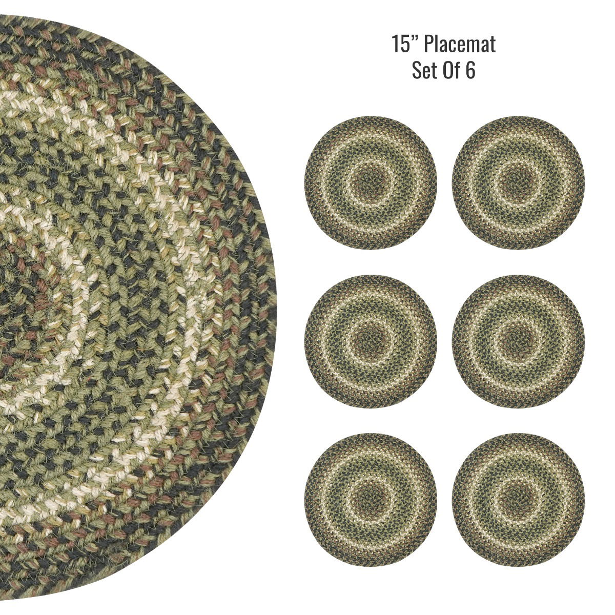 Best Round Green Braided Accessories for Home Use