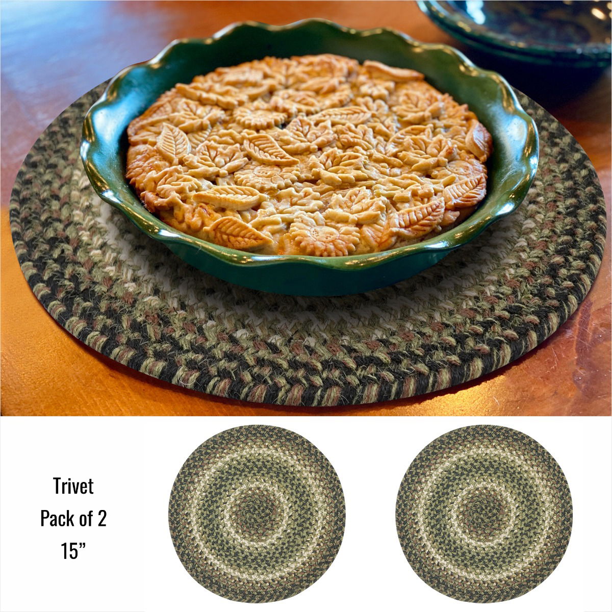 Best Round Green Braided Accessories for Family Holiday Use