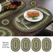 Pinecone Green Braided Accessories