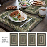 Best Rectangular and Round Green Braided Accessories