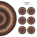Best Round Black Braided Accessories for Kitchen Placemat