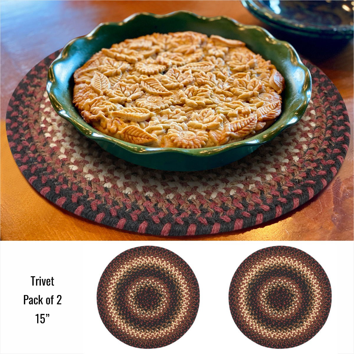 Best Round Black Braided Accessories for Kitchen Dining Table